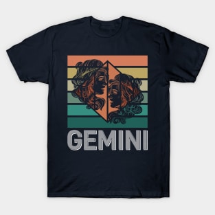 Gemini Zodiac Vintage T-Shirt